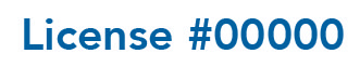 License Numbers